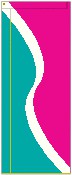 Teal White Fuchsia