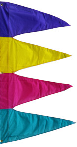 Quad Pennant Flag